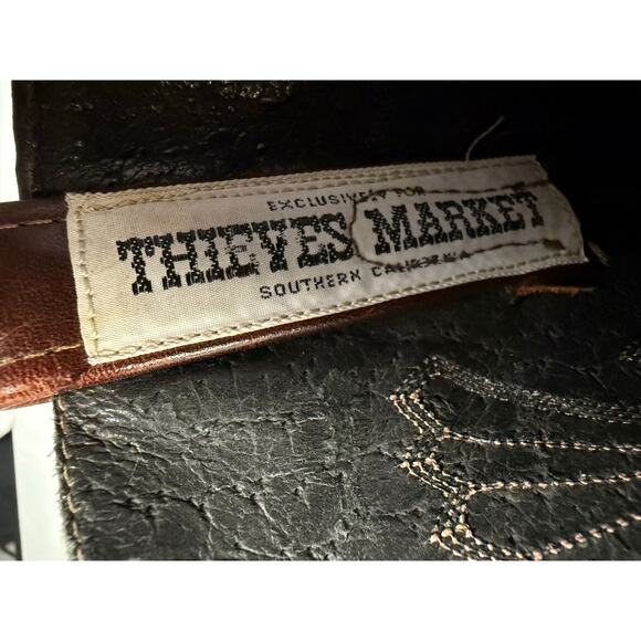 Thieves Market J Chisholm Women Western Boot Brown Leather Drover Series Size 8M - Picture 13 of 15
